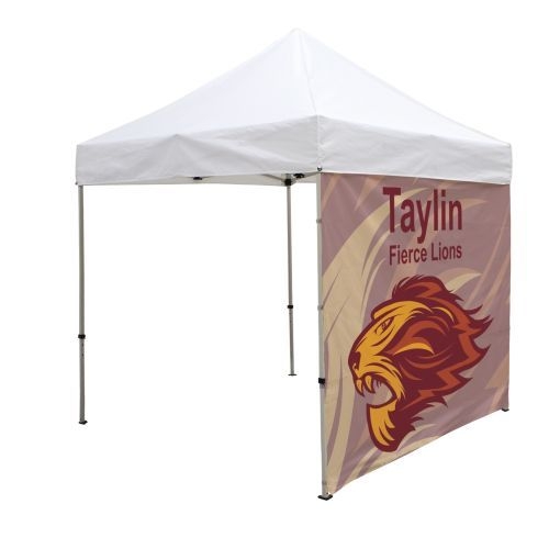8' Tent Full Wall (Dye Sublimated, Single-Sided)