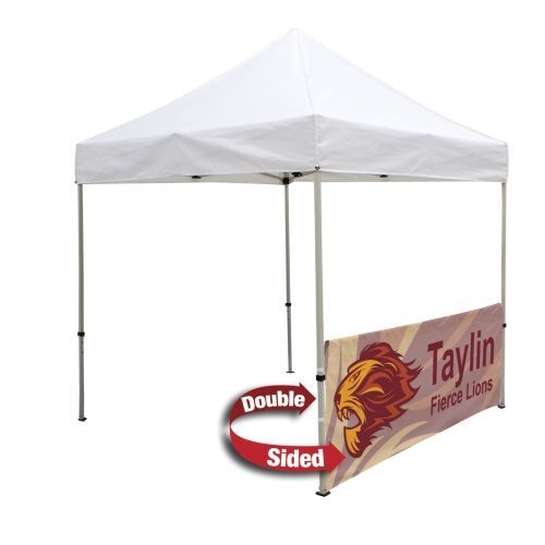 8' Tent Half Wall (Dye Sublimated, Double-Sided)