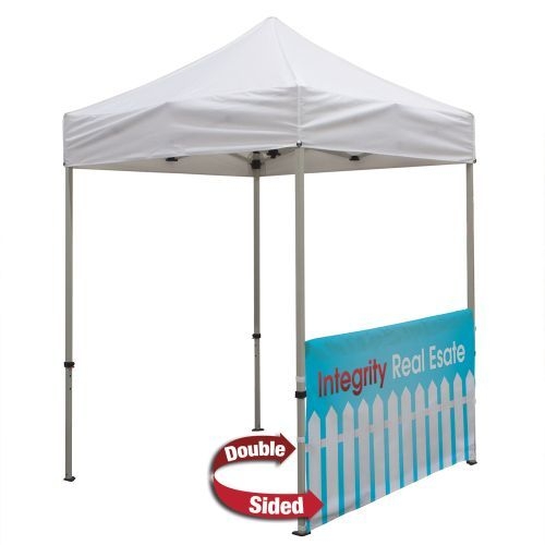 6' Tent Half Wall (Dye Sublimated, Double-Sided)