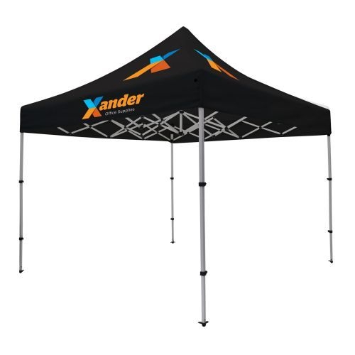 10' Compact Tent Kit (Full-Color Imprint, 3 Locations)