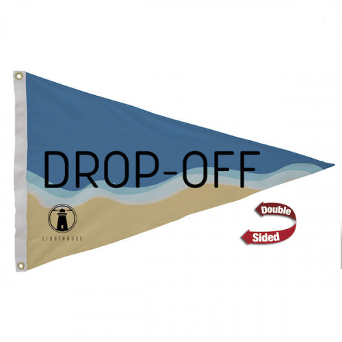 2' x 3' Polyester Pennant Flag Double-Sided