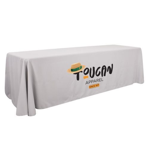 8' Economy Table Throw (Dye Sublimation, Front Only)