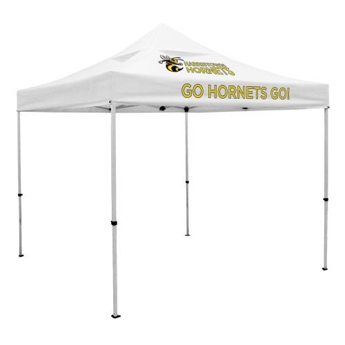 10' Deluxe Tent, Vented Canopy (Imprinted, 2 Locations)