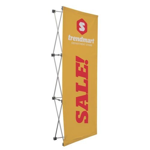 3' Straight Splash Floor Display Face Kit (Recycled Polyester Knit)