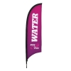 7' Premium Razor Sail Sign Replacement Flag (Double-Sided)