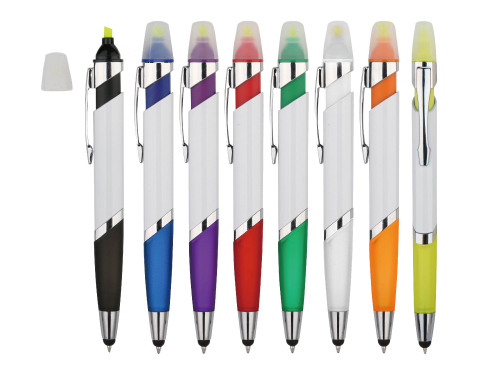 Cynthia 3-in-1 Ballpoint Pen/stylus/highlighter