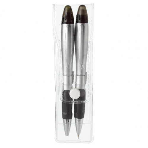 Pen/highlighter &pencil/eraser Set