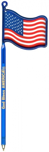 Inkbend Standard Billboard Pen w/American Flag Stock Insert
