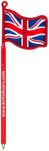 Inkbend Standard Billboard Pens W/ British Flag Stock Insert