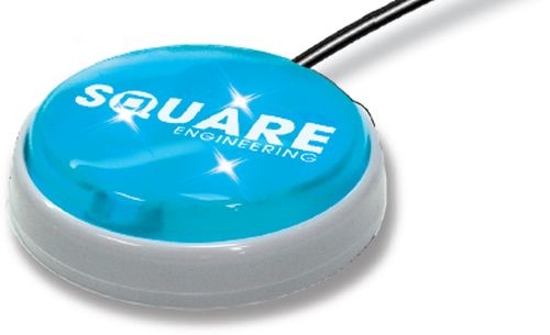 White USB SmartButtons™ w/ Blue LED