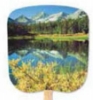 Scenic & Still Life Stock Mountain Reflection Fan