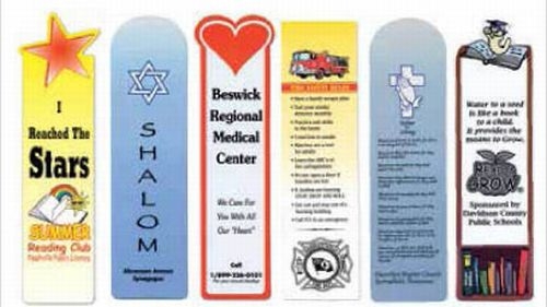 Custom Bookmarks - 1-4 colors