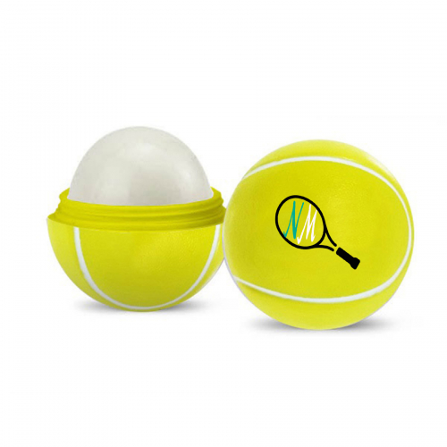 Tennis Ball Shaped Lip Moisturizer Container