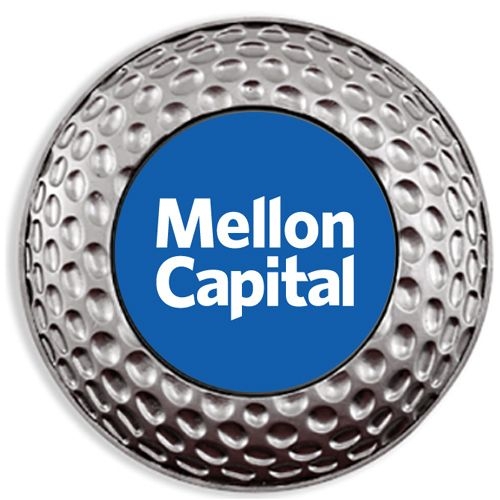 Matte Nickel Golf Coins w/ Custom Ball Marker