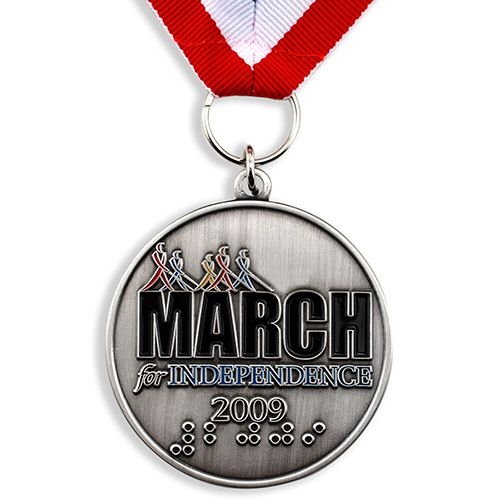 Die Struck Brass Medal Medallion (1-3/4