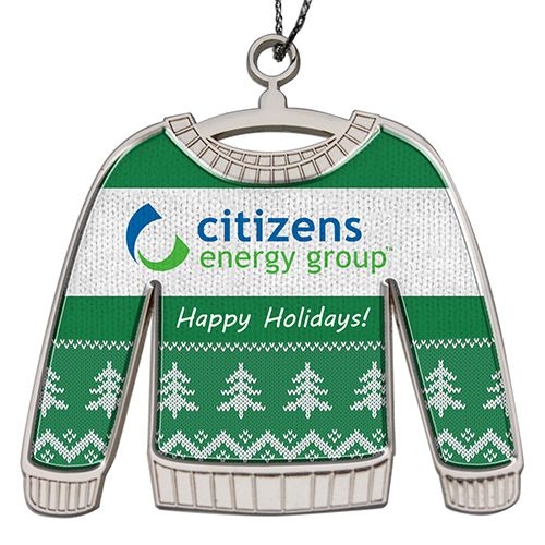 Ugly Sweater Christmas Holiday Ornament
