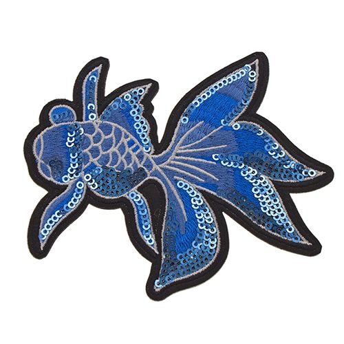 Sequined Patches - Embroidered w/ Sequins Patch (3.5