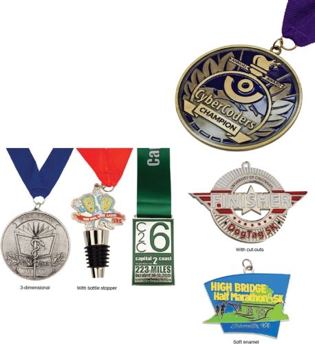 Custom Medals Die Struck Economy Medallion (1-1/4