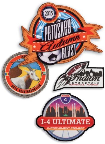Custom Full Color Sublimated Patches (4