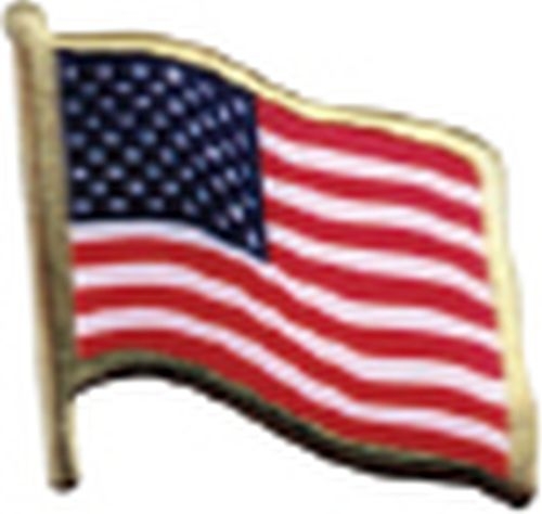 American Flag Lapel Pins - Print w/ Lamination