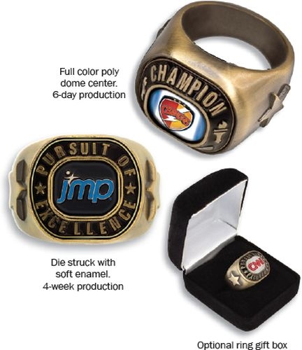 Award Rings - Customized Zinc Alloy Rings