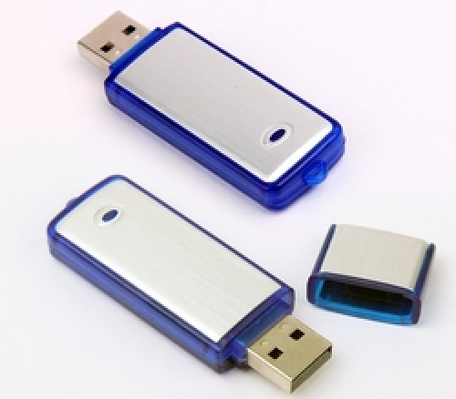 Classic Translucent LED USB Flash Drive, 4GB