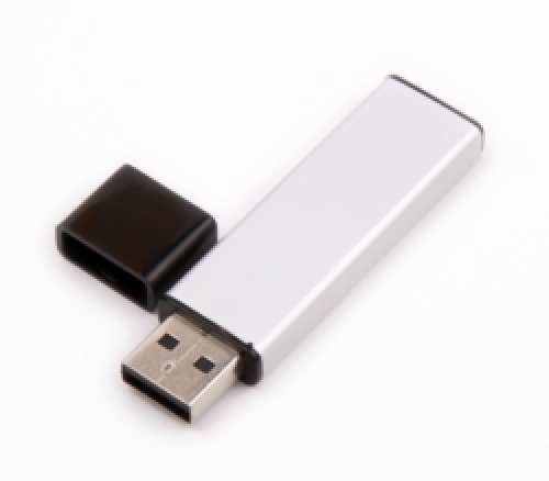 Classic Aluminum USB Flash Drive, 2GB
