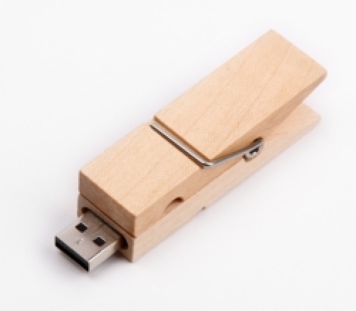 Clothespin Clip Style USB Flash Drive