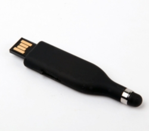 Retractable Stylus USB Flash Drive, 64MB