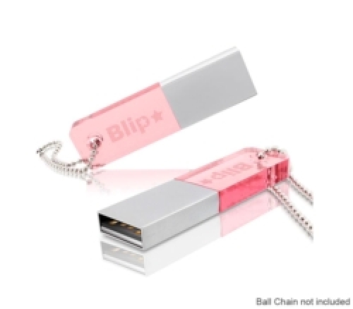 Lightweight LED Acrylic USB Flash Drive with Keychain