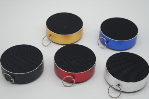 Round Metal Bluetooth Speaker