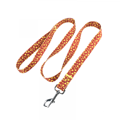 Adjustable Polyester Pet Leash with Metal Hook - Medium