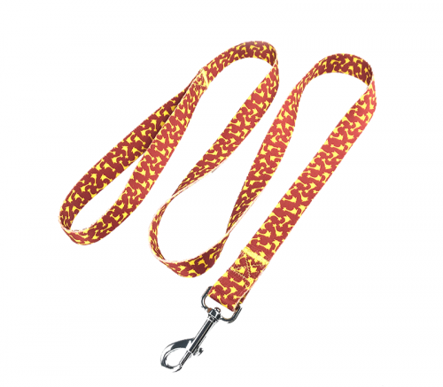 Adjustable Polyester Pet Leash with Metal Hook - Small
