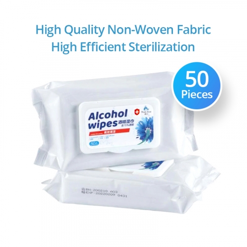 Alcohol Wipes, 50's