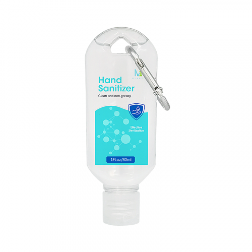 Hand Sanitizer with Carabiner, 1 oz.