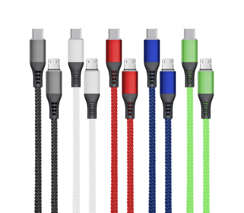 Nylon Braided Multifunction Charging Cable