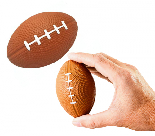 Rugby Shaped Stress Reliever Ball