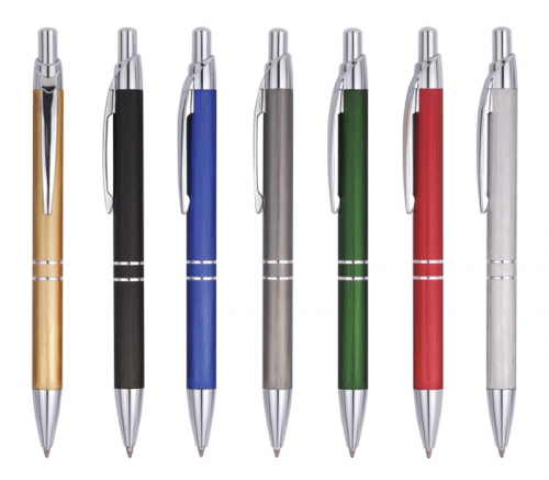 Click-Action Aluminum Ballpoint Pen