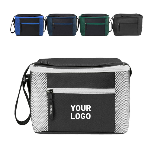Insulated Zipper Lunch Bag with Strap