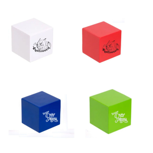 Cube Shaped Stress Reliever Soft Toy