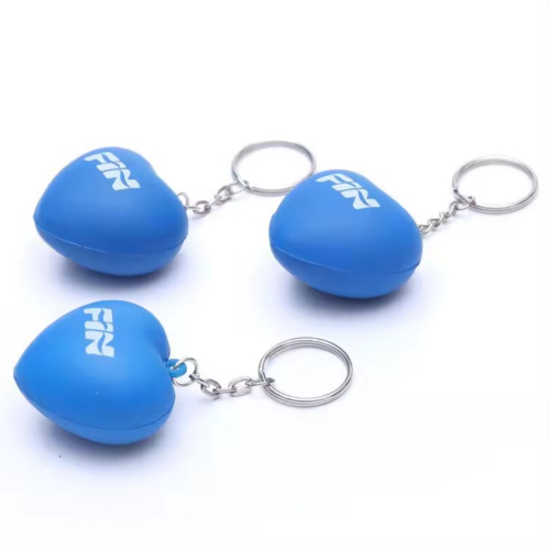 Heart Shaped Stress Reliever keychain