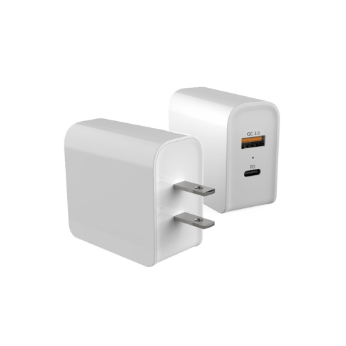 Dual Port Quick Charging Wall Charger - PD 30W + QC3.0