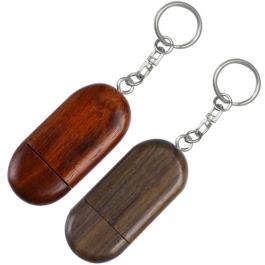 Wooden Keychain USB Flash Drive