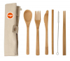 Bamboo Utensils with Pouch