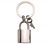 Key and Lock Keychain