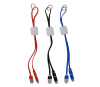 3-in-1 Charging Cable with Keyring
