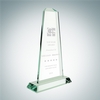 Pinnacle Award with Base | Jade Glass