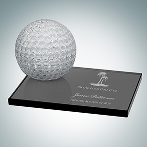 Golf ball with Smoke Glass Base | Molten Glass