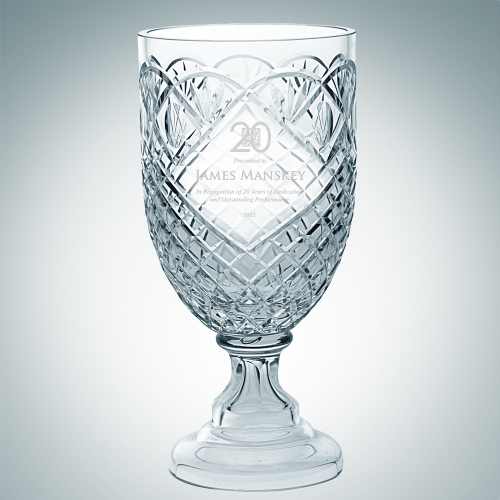 Royal Vase - Medium | Hand Cut Lead Crystal