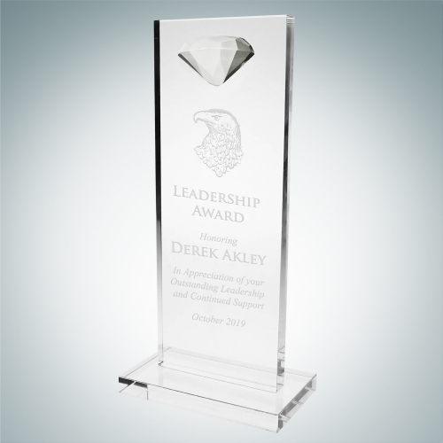 Tower Award with Diamond Accent